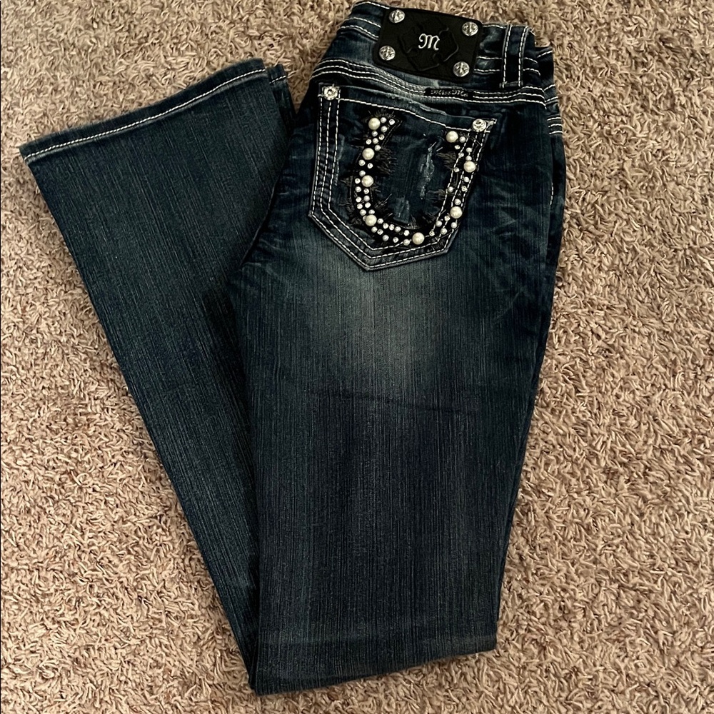 Miss Me Boot cut, Mid-rise Jeans, 27